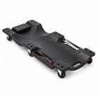 relaxdays Rollbrett Werkstatt 150kg, schwarz