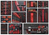 Mephisto-Tools Werkzeugset, (Set), metrisch, inkl. Soft Inlay in Carbon-Optik...