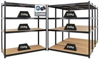 PROREGAL&reg; Schwerlastregal MegaDeal Garagenregal Steckregal Lagerregal TAURUS,