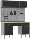 vidaXL Werkzeugschrank Arbeitsschrankset mit Schubladen mit Speicher 8 stk....