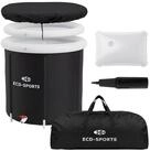 ECD Germany Rundpool Eisbad &Oslash;80 cm Eistonne mit Isolierung Komplettset Eisfass...