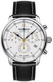 ZEPPELIN Quarzuhr 9586-1, f&uuml;r Herren Barcelona Chronograph mit Lederband