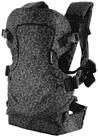 Infantino BKids Babytrage Flip Advanced - Leopard Black Print, Baby Bauchtrage