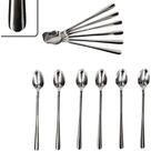 Justinus Besteck-Set 12er Set Style Art lange Latte Macchiato L&ouml;ffel Longdrink