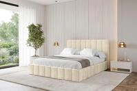 ALTDECOR Polsterbett FINO (Polsterbett mit Bettkasten und Lattenrost, Boxbett...