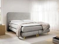 MIRJAN24 Boxspringbett Amaretto, Metallf&uuml;&szlig;e 16 cm, 140/160/180x200 cm