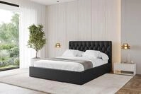 ALTDECOR Polsterbett RENO (Polsterbett mit Bettkasten und Lattenrost, Boxbett...