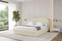 ALTDECOR Polsterbett LERIS (Polsterbett mit Bettkasten und Lattenrost, Boxbett...