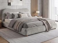 Beautysofa Polsterbett SONHO 160x200 mit Lattenrost und gepolstertem Kopfteil...