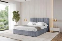 ALTDECOR Polsterbett STERA (Polsterbett mit Bettkasten und Lattenrost, Boxbett...