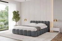 ALTDECOR Polsterbett SENA-v1 (Polsterbett mit Bettkasten und Lattenrost,...