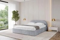 ALTDECOR Polsterbett TIVON-v1 (Polsterbett mit Bettkasten und Lattenrost,...