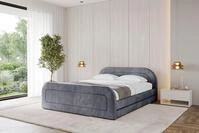 ALTDECOR Polsterbett LERIS-Z-v1 (Polsterbett mit Bettkasten und Lattenrost,...