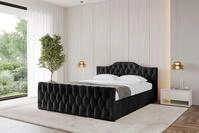 ALTDECOR Polsterbett FALIO-Z-v1 (Polsterbett mit Bettkasten und Lattenrost,...