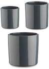 Ibergarden Blumentopf Runde Blument&ouml;pfe aus Keramik, 3er-Set