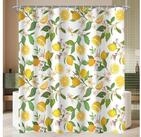 LuxusKollektion Duschvorhang Duschvorhang Zitronenbl&auml;tter 150x200cm Breite 150 cm