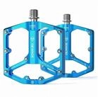 LuxusKollektion Plattformpedale Rennrad-/MTB-Pedale Blau 3 Lager CNC