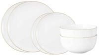 Seltmann Weiden Kombiservice Liberty Goldrand Basic-Set 6-tlg. (6-tlg), 2...