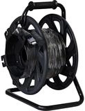 Inline HDMI Kabeltrommel, AOC HDMI 2.1 Kabel, 8K/60Hz, armiert, schwarz, 90m