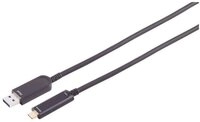 S-Conn Optisches USB-A Adapterkabel, USB-C, 3.2, 10G, 10m USB-Kabel