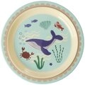 rice Kunststoffteller Rice Melamin Kinderteller Rund - Blue Ocean Print &Oslash; 22cm