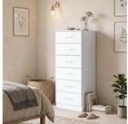 HOMCOM Kommode Modernes Sideboard, f&uuml;r Schlafzimmer, 40x40x110cm (Set, 1 St.,...