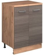 Vicco Kommode Rion, Edelgrau, 60 x 81.6 cm ohne Schr&auml;ge mit 2 T&uuml;ren