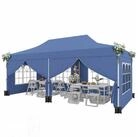 COSTWAY Pavillon 3 x 6m Faltpavillon, mit 6 Seitenteilen, mit 6 abnehmbaren