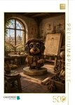 CALVENDO Puzzle CALVENDO Puzzle Dackel als Leonardo da Vinci, 500 Teile...