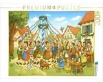 CALVENDO Puzzle CALVENDO Puzzle Bayerisches Maifest Wimmelbild mit Tanzbaum und