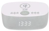 AIC AIC 28 BT wei&szlig; Radio (Radiowecker Designer Uhrenradio USB Bluetooth...