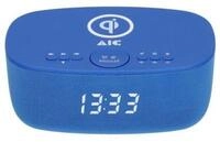AIC AIC 28 BT blau Radio (Radiowecker Designer Uhrenradio USB Bluetooth...