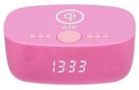 AIC AIC 28 BT lila Radio (Radiowecker Designer Uhrenradio USB Bluetooth...