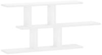 vidaXL Wandregal 100 x 17 x 455 cm Wandregal Wei&szlig; 100x17x45,5 cm Holzwerkstoff