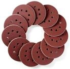LuxusKollektion Schleifscheibe Schleifpapier 125mm Klett 8Loch P120 Rund 110...