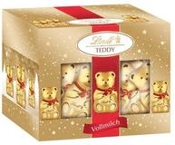 LINDT Schokolade, Lindt Mini Teddy Weihnachten Vollmilch-Schokolade Packung 200g