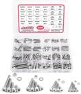 LuxusKollektion Schrauben-Set Zylinderschrauben 240tlg M3-M6 304 Edelstahl