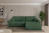 ALTDECOR Ecksofa BERY-L, Couch mit Schlaffunktion, Wohnzimmer - Ecksofa, Corner...