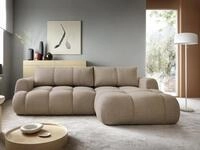 MIRJAN24 Ecksofa Mitto, mit Bettkasten und Schlaffunktion, Ausziehautomatik DL,