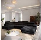 Masseno Ecksofa CORENO mit Schlaffunktion U-Form, Sofa mit Bettkasten