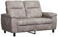vidaXL Sofa 158 x 90 x 95 cm Sofa Hellgrau 158x90x95 cm Kunstwildleder, 1 Teile