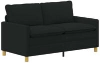 vidaXL Sofa Sofa Schwarz 156 x 81 x 87,5 cm Stoff, 1 Teile, Sofa Schwarz 156 x...