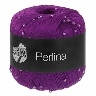 LANA GROSSA PERLINA H&auml;kelwolle, 190 m (50 Gramm), Beilaufgarn aus Viscose mit