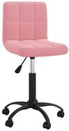 vidaXL Esszimmerstuhl vidaXL Esszimmerstuhl Drehbar Rosa Samt