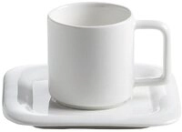 Maxwell & Williams Espressotasse Sphere Square mit Untertasse, Porzellan