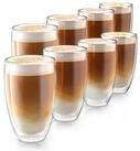 Arendo Gl&auml;ser-Set doppelwandige Thermogl&auml;ser, 450 ml Kaffeetasse, Trinkglas...