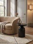 KADIMA DESIGN Beistelltisch Beistelltisch 40x40x50 cm Metall Schwarz...
