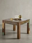 KADIMA DESIGN Couchtisch Couchtisch KALKUTTA 60 x 47 x 60 cm, Massivholz