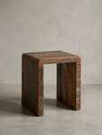 KADIMA DESIGN Beistelltisch Beistelltisch Kalkutta 45 x 40 x 55 cm, Massivholz