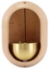 LuxusKollektion Windspiel Ovale Holzglocke Windspiel mit Magnet (1 St)